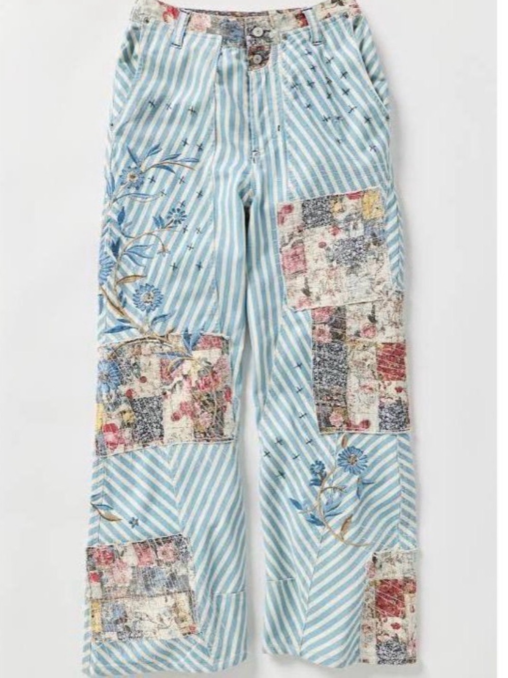 Free People We The Free Runyon Patched Craft Pant NWT SZ 12 MSRP $268